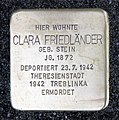 Clara Friedländer, Schillstraße 8, Berlin-Tiergarten, Deutschland