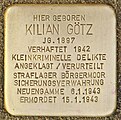 Stolperstein für Kilian Götz