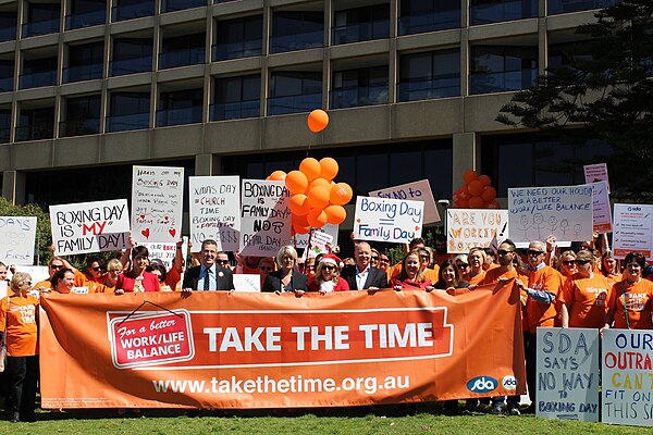 SDA NSW branch campaigns to protect Boxing Day as a public holiday