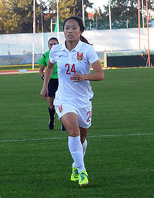 In 2021, Tang Jiali became the first Chinese national to play in the WSL. Tang Jiali (cropped).jpg