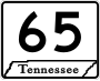 State Route 65 marker