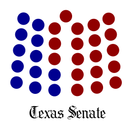 Diagramme des sièges du Sénat du Texas.svg