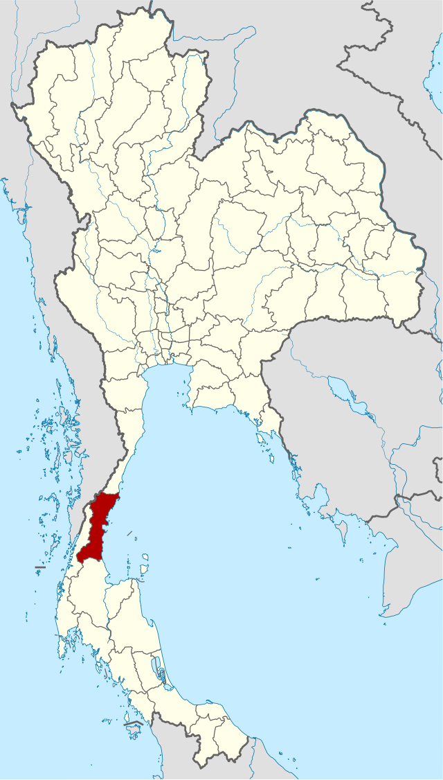 Poziția localității Chumphon