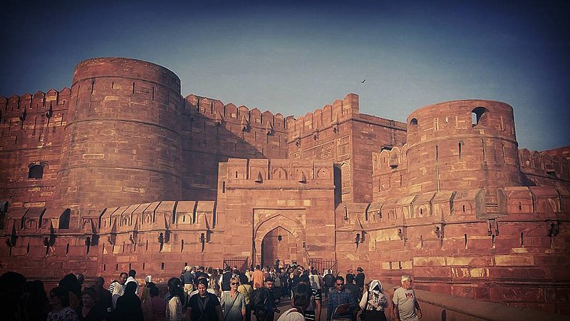 File:The Agra fort, Agra. 1.jpg