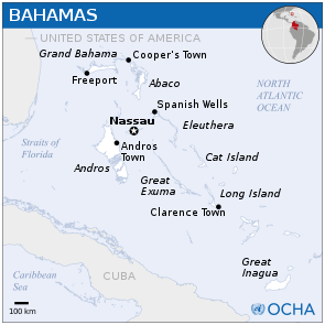 The Bahamas - Location Map (2013) - BHS - UNOCHA.svg