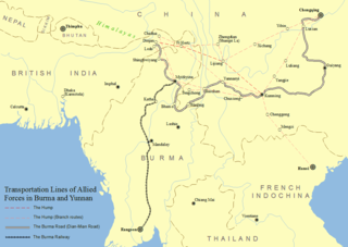 <span class="mw-page-title-main">Burma Road</span> Road linking Burma (Myanmar) with southwestern China opened in 1938