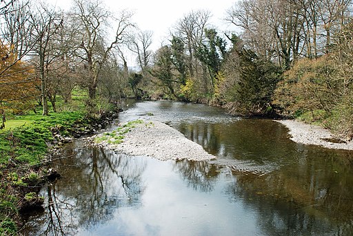 The Kent River at Levens Hall. - geograph.org.uk - 1889969