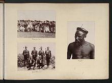 "Ready for War"; "A Zulu"; "Zulu Policemen" - the man pictured to the right wears the head-ring (isicoco) denoting his married status The National Archives UK - CO 1069-224-49.jpg