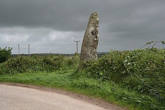 The Prospidnick Long Stone The Prospidnick Long Stone - geograph.org.uk - 172893.jpg