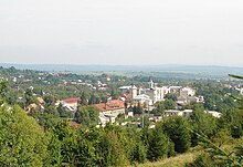 The town of Solca (German: Solka
), as seen from the local stadium The town of Solca.jpg