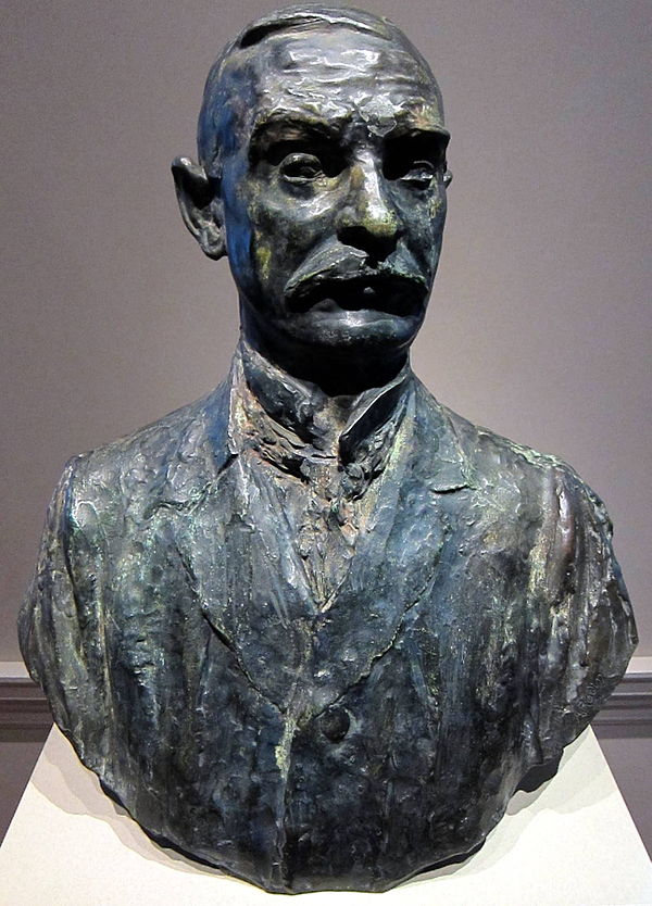 1910 bust of Thomas Fortune Ryan, by Auguste Rodin