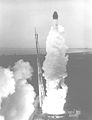 Thor Able Star rocket with satellite Transit 1B, April 13 1960