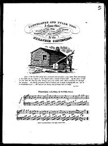 A score of the song as published by G. E. Blake of Philadelphia, Pennsylvania. Tip and Ty Blake.jpg