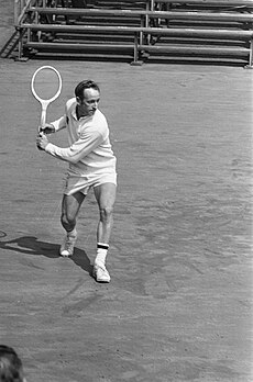 Top Tennis Toernooi 1969 in Amsterdam Rod Laver , aktie, Bestanddeelnr 922-4468.jpg