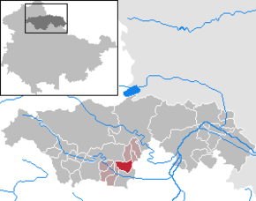 Poziția localității Topfstedt