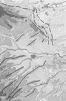 Topography of the Arras-Lens area showing ridge lines Topography of the Arras-Lens area showing ridge lines.jpg