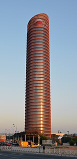 Sevilla Tower Skyscraper in Seville, Spain