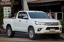 The Toyota Hilux is one of the best-selling vehicle in Thailand. Toyota Hilux PreRunner Pick-Up (Thailand).jpg