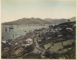 View of Nagasaki in 1870s