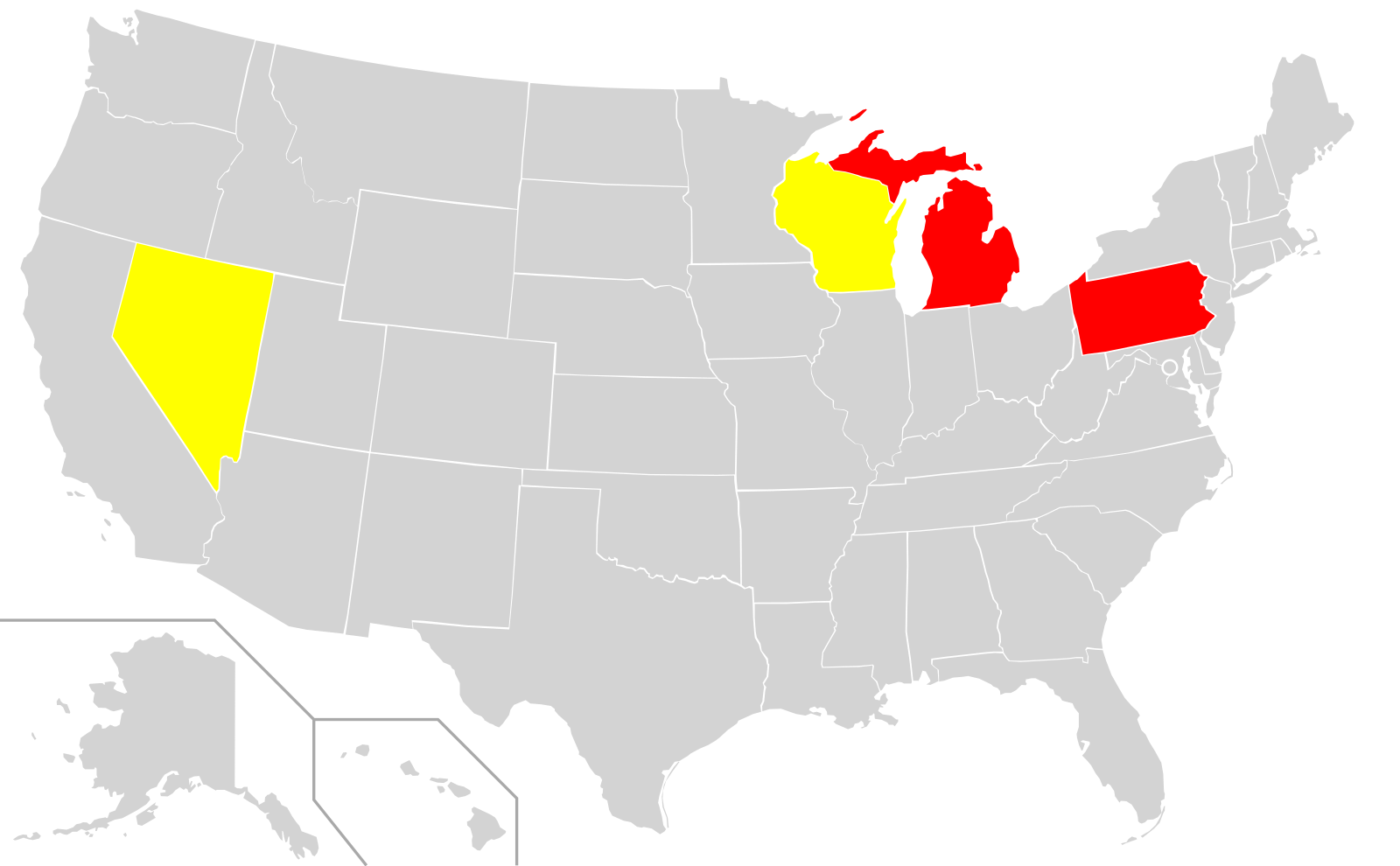 Расовая карта сша