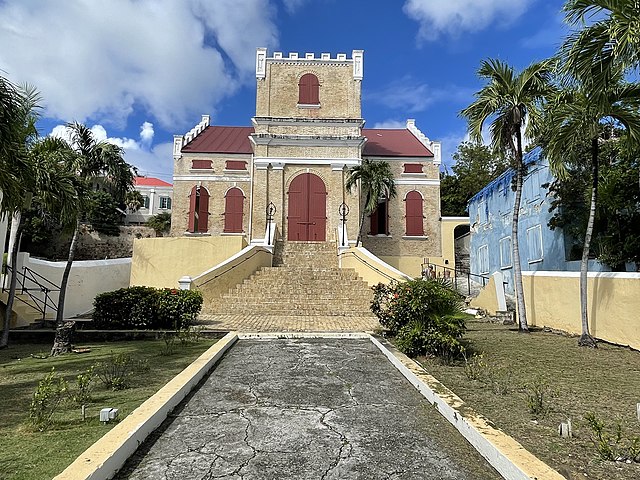 US Virgin Islands, Frederick Evangelical Lutheran Church was founded in 1666. The present structure was completed in 1793.