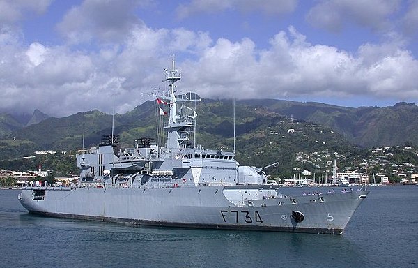 Vendémiaire in Papeete harbor