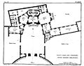 Plan du rez-de-chaussée du logis abbatial de Villers-Cotterêts.