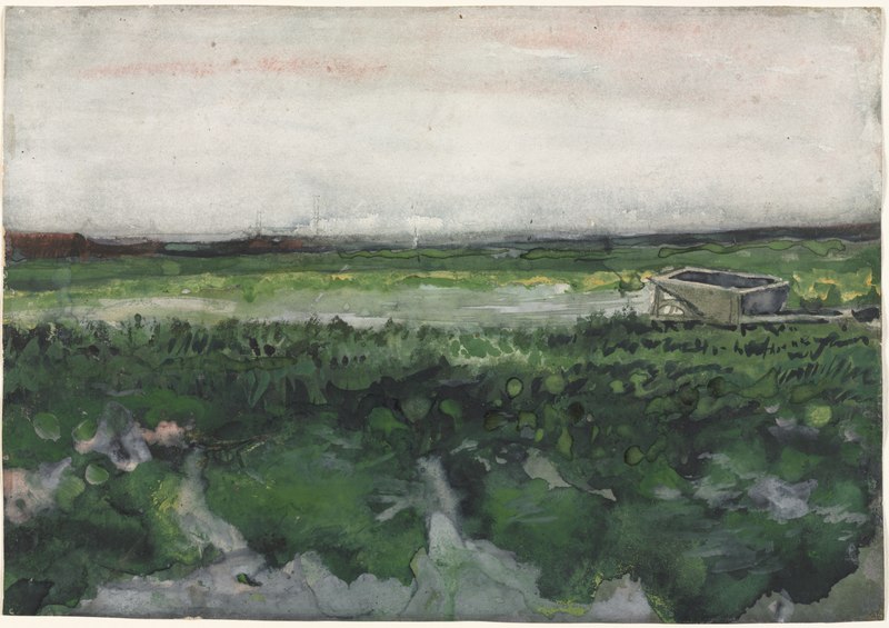 File:Vincent van Gogh - Landscape with Wheelbarrow - 1958.30 - Cleveland Museum of Art.tif