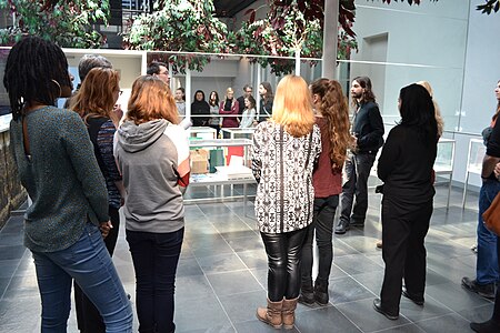 Guided tour of the Gilles-Hocquart BanQ building, Old-Montreal, Canada