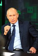 Vladimir Putin - Visit to Russia Today television channel 11.jpg