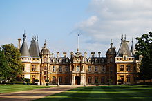 Waddesdon Manor, Buckinghamshire. During the Victorian era, vast country houses were built in a variety of styles by wealthy industrialists and bankers. WaddesdonManor.JPG