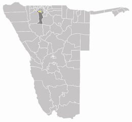 Ompundja – Localizzazione