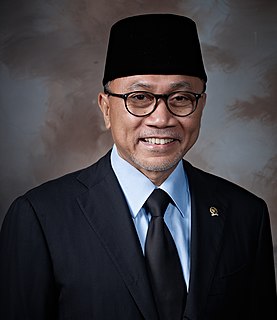 Zulkifli Hasan Indonesian politician and businessman (born 1962)
