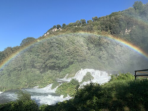 Waterfall Marmore in Terni