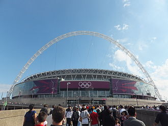Wembley Stadium Wembley Stadium during London 2012 Olympic Games.JPG