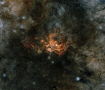 La nébuleuse en émission NGC 6357 par le télescope de 3,5 mètres de l'observatoire d'Apache Point.