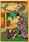 Série Nijūshi Kō Mitate E Awase, le « trayeur de daim »