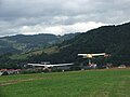 Polish civilian Yak-12M (SP-ACD) tows SZD-51-1 Junior glider