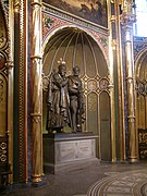 Monument funéraire de Mieszko I et Bolesław Chrobry dans la cathédrale de Poznań