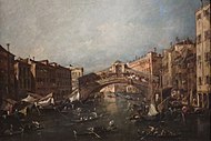 „Pohled na Rialto v Benátkách“, Muzeum Nortona Simona. JPG