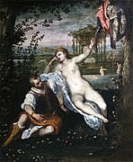 Rinaldo e Armida - Domenico Tintoretto - Musée des Beaux-Arts d'Agen