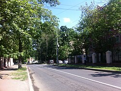 Нелидовская улица. Вид со стороны Сходненской улицы