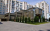 Transnistrian (Pridnestrin) pankin rakennus.