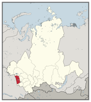 Славгородский округ на карте