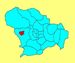 Location of the district