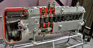 <span class="mw-page-title-main">Injection pump</span> Component of a diesel engine