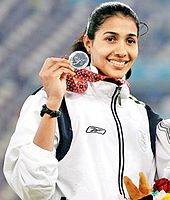 Bronzemedaillengewinnerin Anju Bobby George