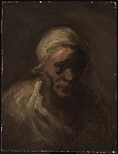 1856, Daumier, Chefe de uma Mulher Velha.jpg