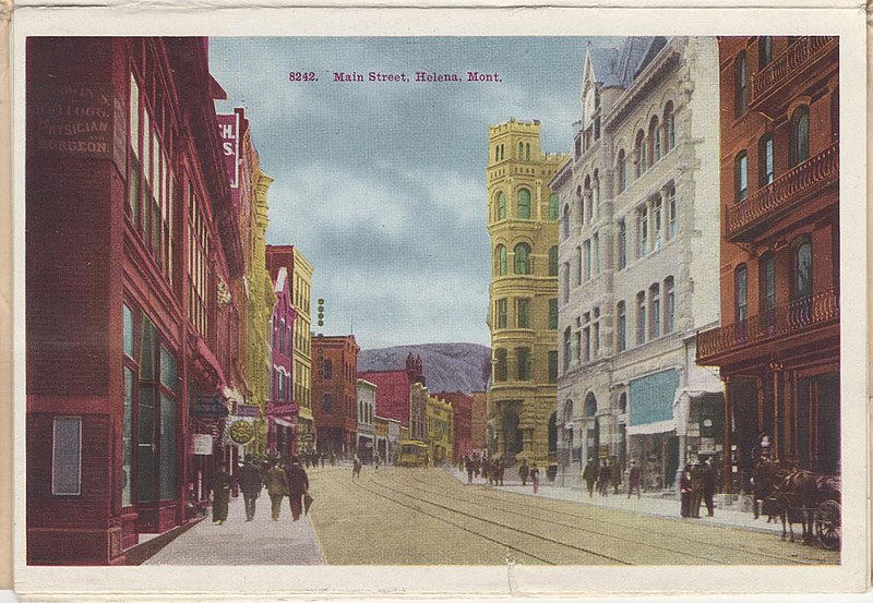 File:1900s Helena, Montana - Main street.jpg