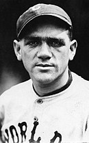 Steve O'Neill had 36 double plays in 1916, the only season of 30 or more in major league history. 1921 Steve O'Neill.jpeg